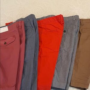 Stylish Men's Shorts Collection - Red, Blue, Brown, Orange